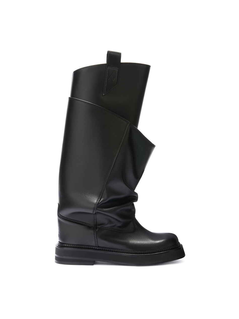THE ATTICO ''New Robin Passeggiata'' black combat boot Black 260WSH00902LBT019AA100