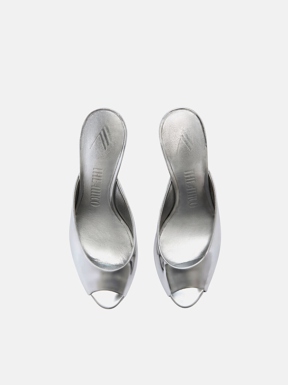 THE ATTICO ''Ada'' mule silver SILVER 250WSH00869EEE105AA002