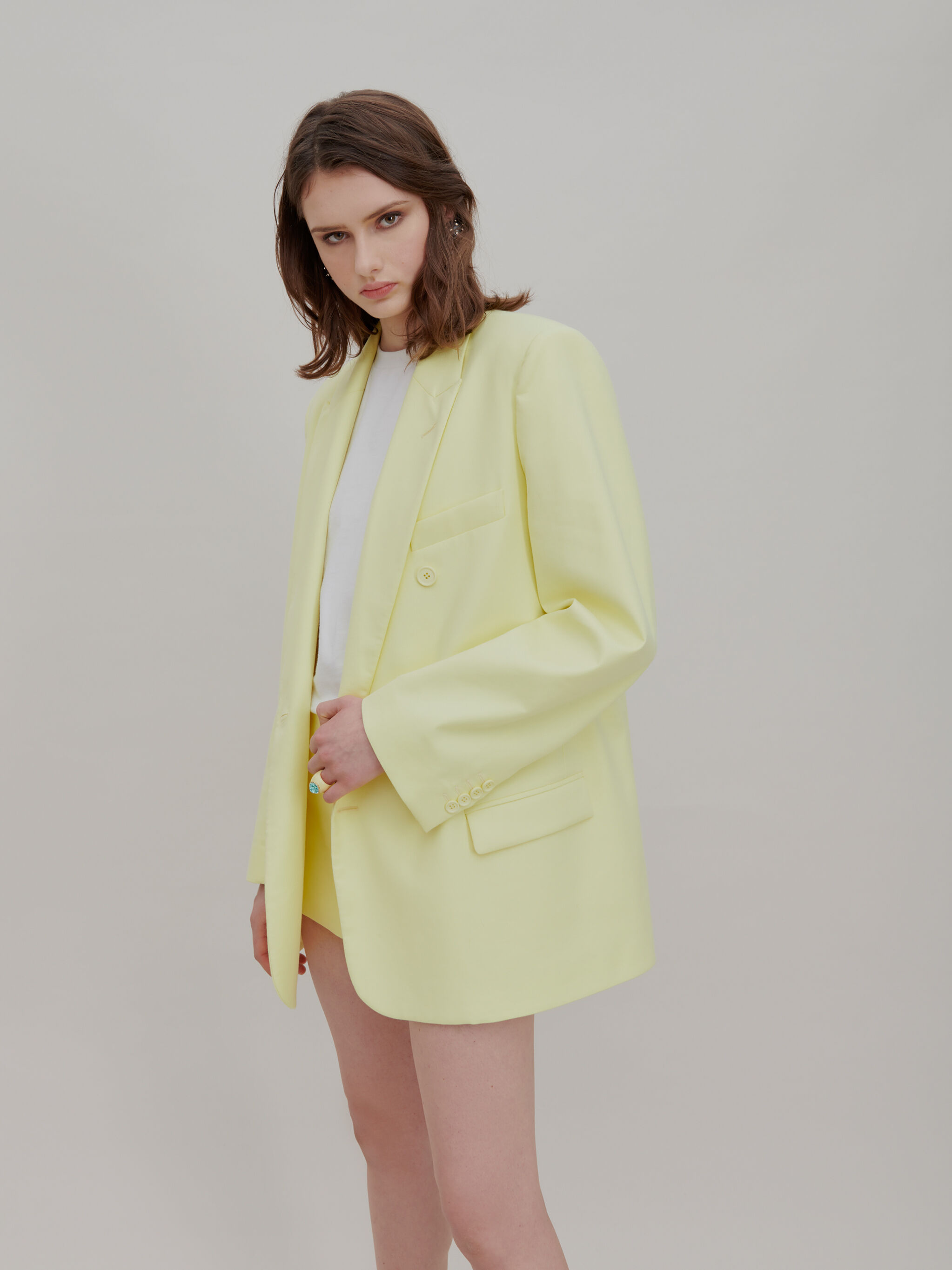 pale yellow blazer
