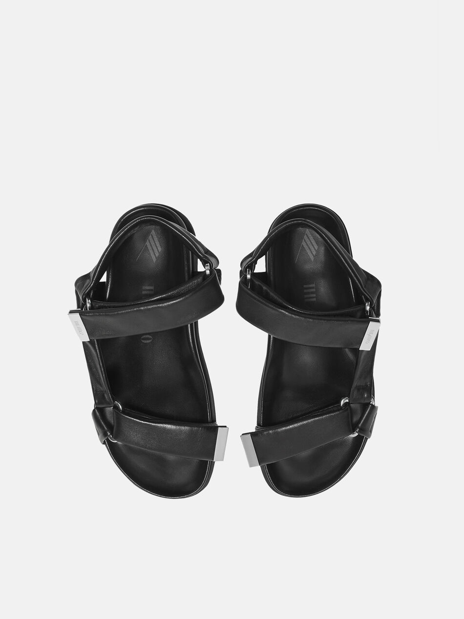 THE ATTICO ''Salinas'' black flatform Black 250WSH00861LBT001AA100