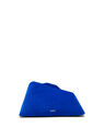 THE ATTICO ''8.30PM'' cobalt blue oversized clutch  231WAH01L007441