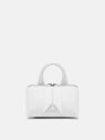 THE ATTICO ''Friday'' optical white mini handbag  231WAH02L019439