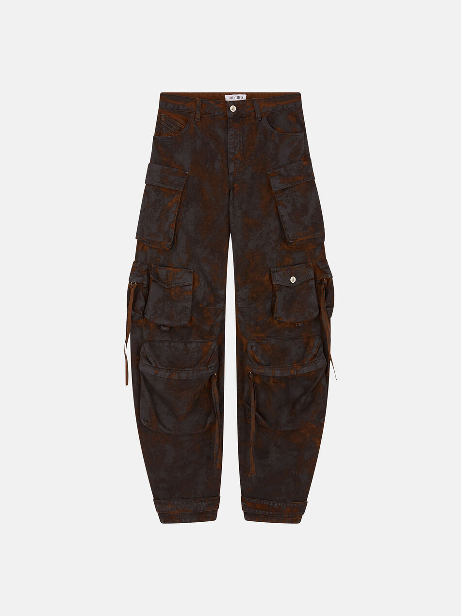 THE ATTICO "Fern" Grey and rust long pant Grey/rust SPEWCP180C106829