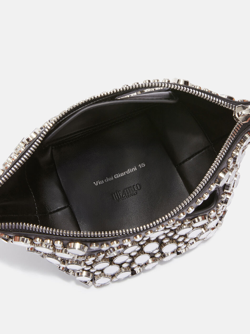 THE ATTICO ''Via dei Giardini 15'' black tote bag Black 246WAH48L019R100