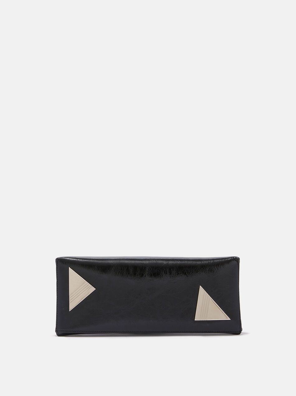 THE ATTICO ''8.30 PM'' black oversized clutch Black 247WAH00001LBT110AA100