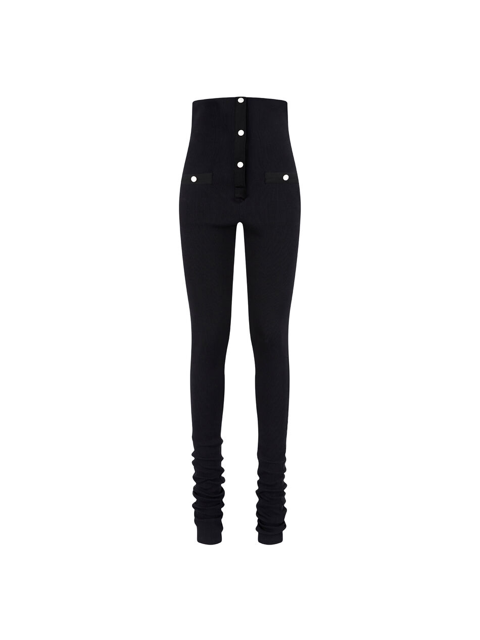 THE ATTICO Black long pant Black 260WCP00261JJJ073AA100