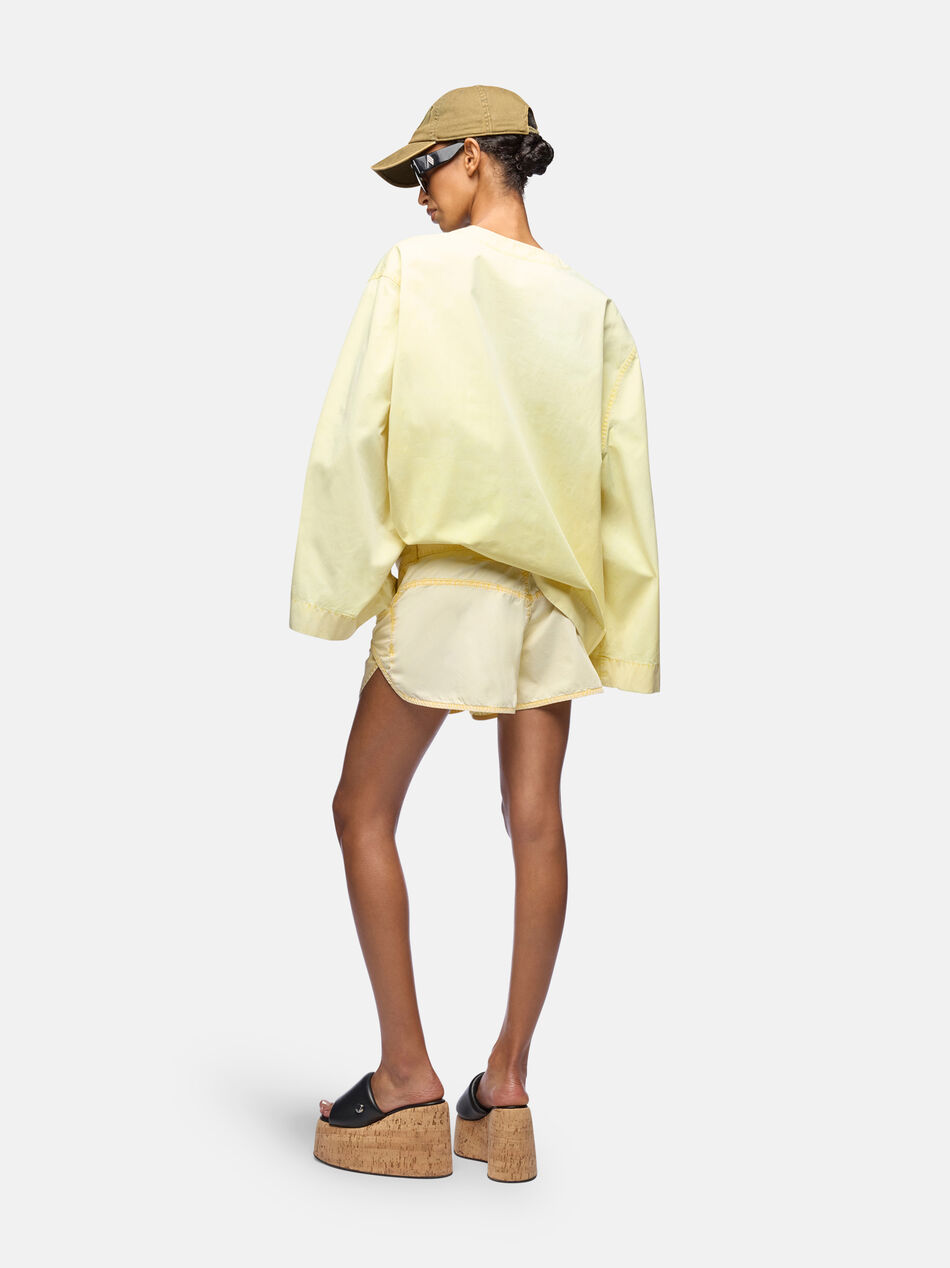 THE ATTICO Pale yellow shorts PALE YELLOW 260WCQ00018DDC098AA044