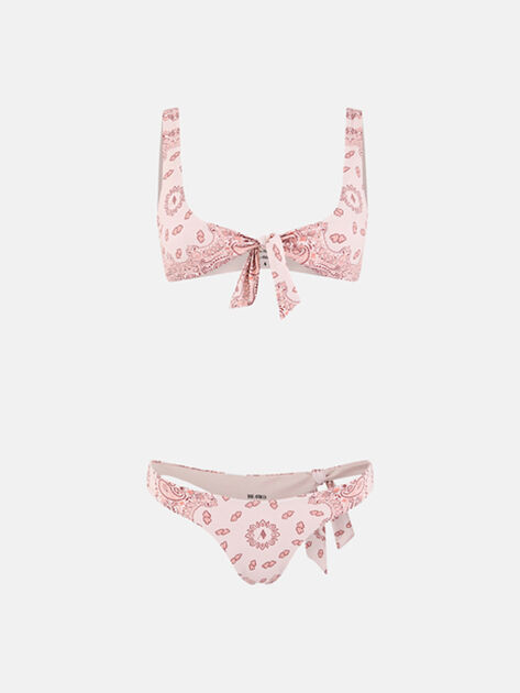 THE ATTICO Beige, pale pink and light coral bikini Beige/pale pink/light coral 250WBC00011PAA048PR996