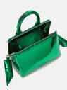 THE ATTICO "Friday" emerald mini handbag  236WAH02PU02028