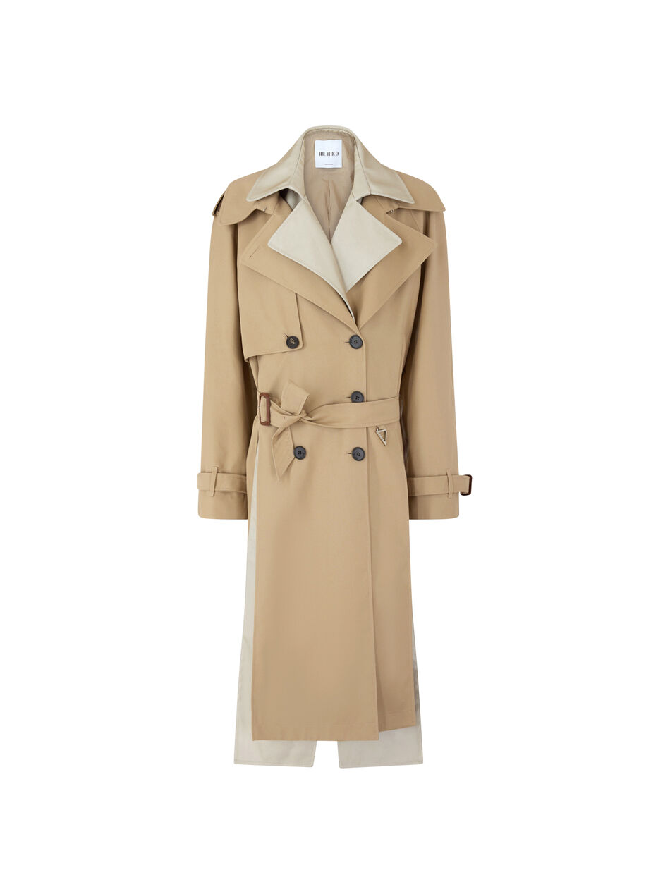THE ATTICO Beige trench BEIGE 260WCC00091PLC003AA198