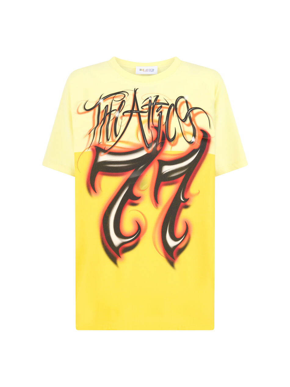 THE ATTICO Multicolor t-shirt MULTICOLOR 260WCT00353JJJ025GH021