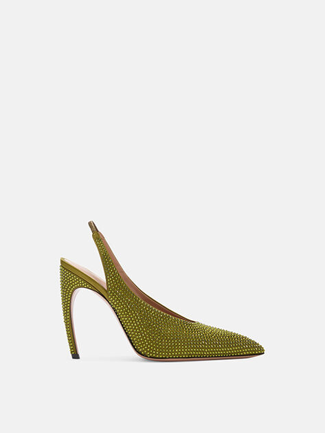 THE ATTICO ''Viper'' slingback military green Military green 250WSH00875EEE106TA828