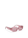 THE ATTICO ''Blake'' powder pink sunglasses Powder pink/silver/pink 239WAS25MET2559