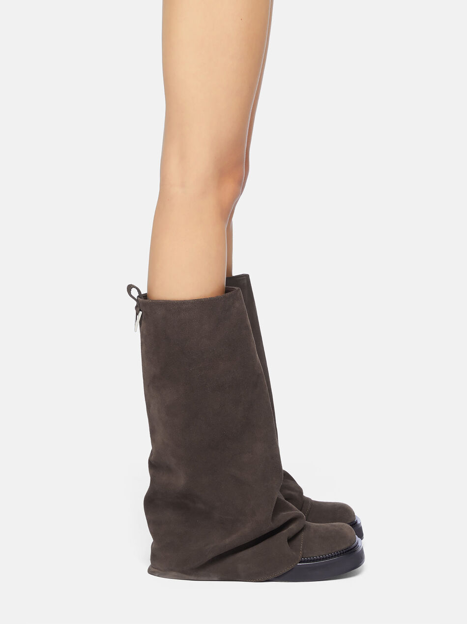 THE ATTICO ''Robin'' dark grey combat boot Dark grey 246WS798L007624