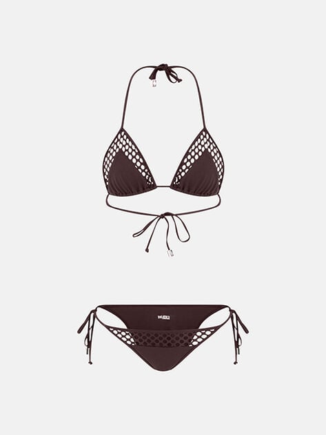 THE ATTICO Dark brown bikini DARK BROWN 260WBC00014PAA113AA204