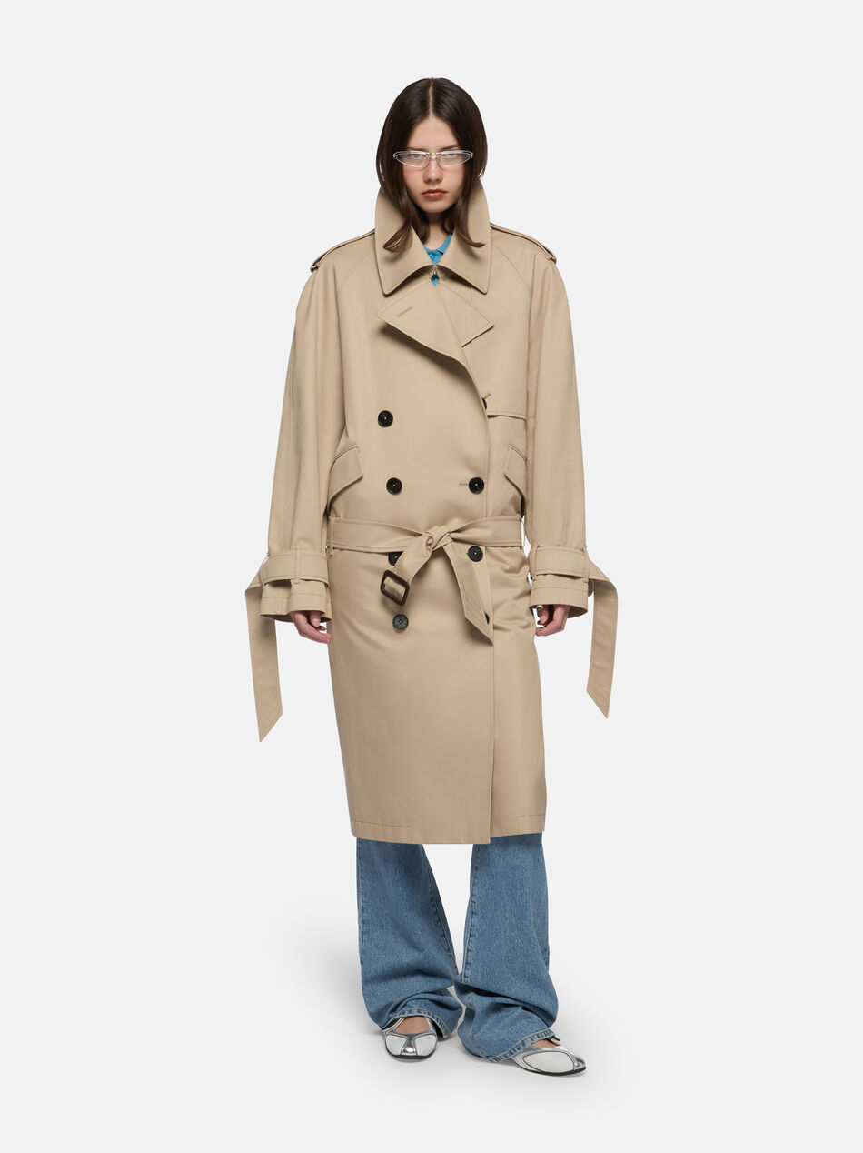 THE ATTICO Beige trench BEIGE 251WCC00085CCC114AA198