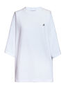THE ATTICO "Cara" white t-shirt  212WCT50C023001