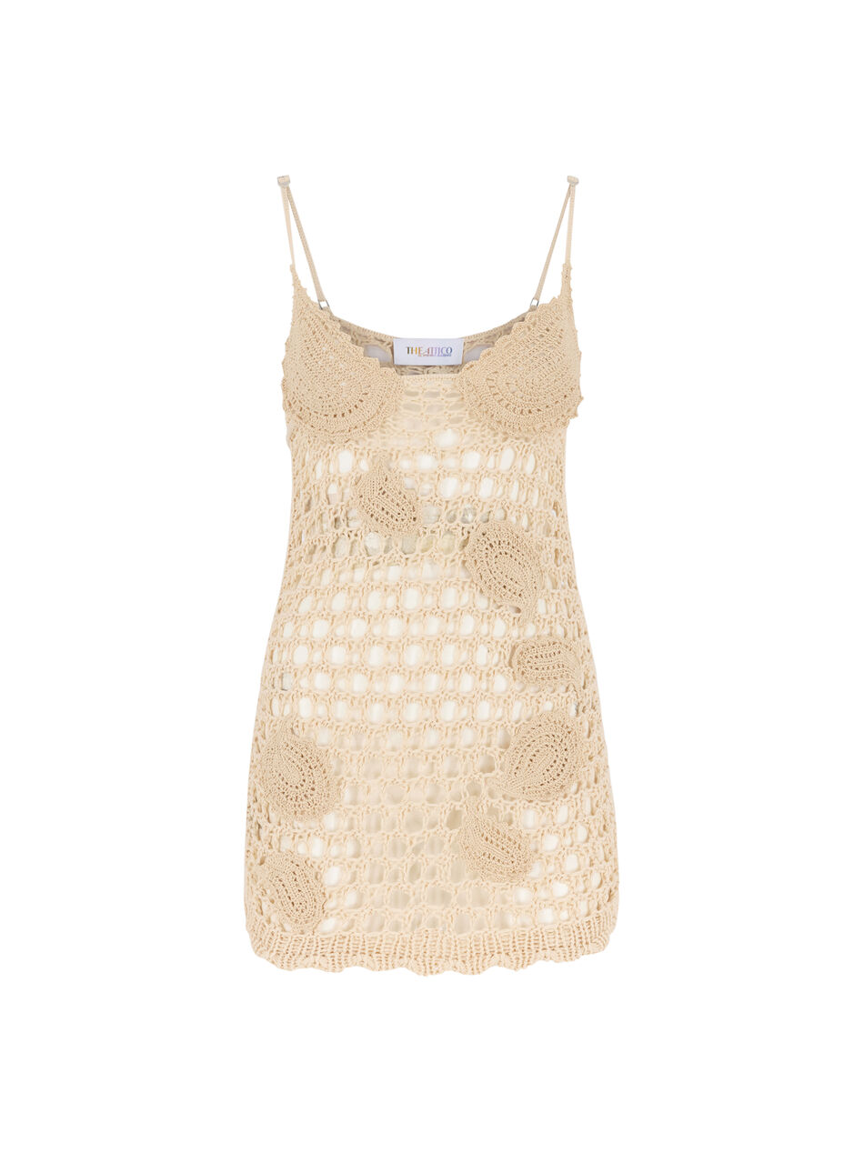 THE ATTICO Natural mini dress NATURAL 260WCA00496KCC006RA060