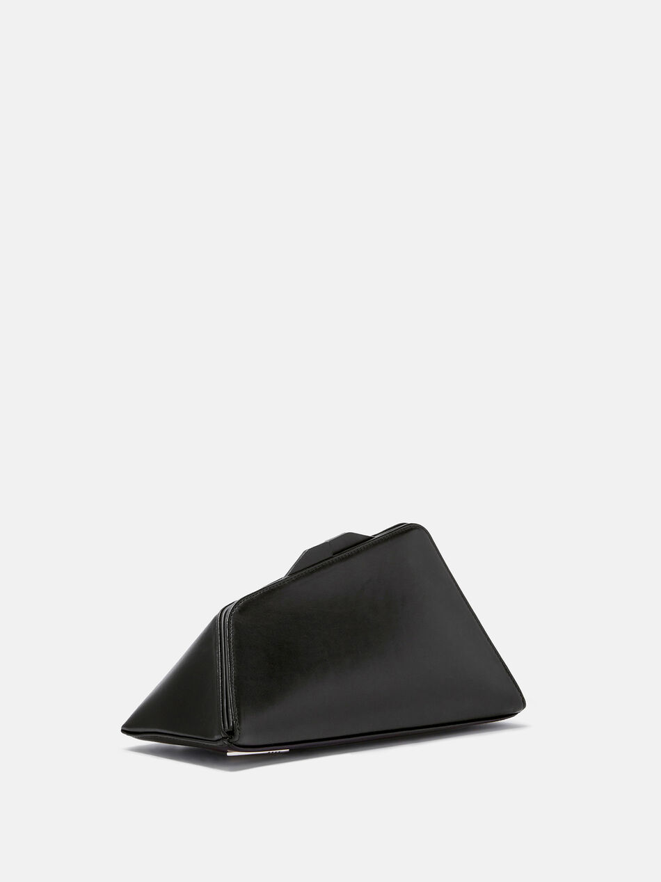 THE ATTICO ''8.30 PM'' black oversized clutch Black 231WAH00001LBT019AA100