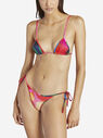 THE ATTICO Multicolour printed bikini