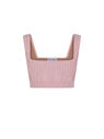THE ATTICO ''Miles'' pink bra