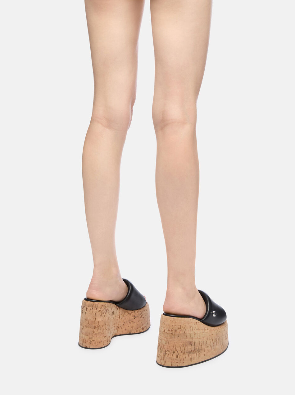 THE ATTICO ''Mochi'' black flatform Black 260WSH00905MIX071AA100