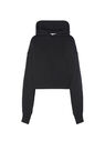 THE ATTICO ''Maeve'' black sweatshirt