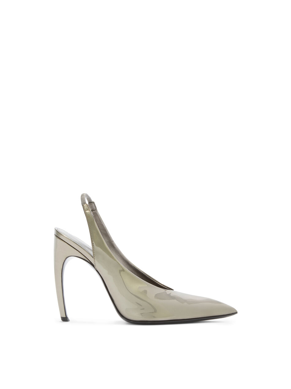 THE ATTICO ''Viper'' slingback dark grey DARK GREY 250WSH00875EEE105AA233