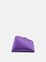 THE ATTICO ''Midnight'' violet mini clutch  231WAH40V015012