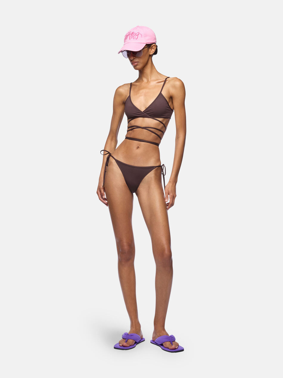 THE ATTICO Dark brown bikini DARK BROWN 260WBC00009PAA113AA204