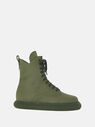 THE ATTICO ''Selene'' military green boots  221WS443C008081