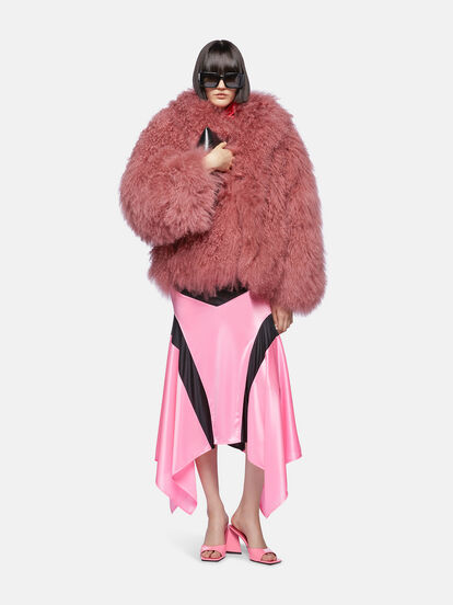 Vintage rose short coat for Women | THE ATTICO®