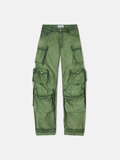 THE ATTICO "Fern" military green long pants MILITARY GREEN 238WCP95E085081