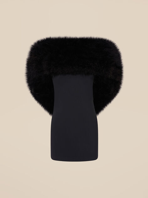 THE ATTICO Black mini dress BLACK 246WCA292E100F100