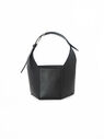 THE ATTICO "6PM" black shoulder bag
