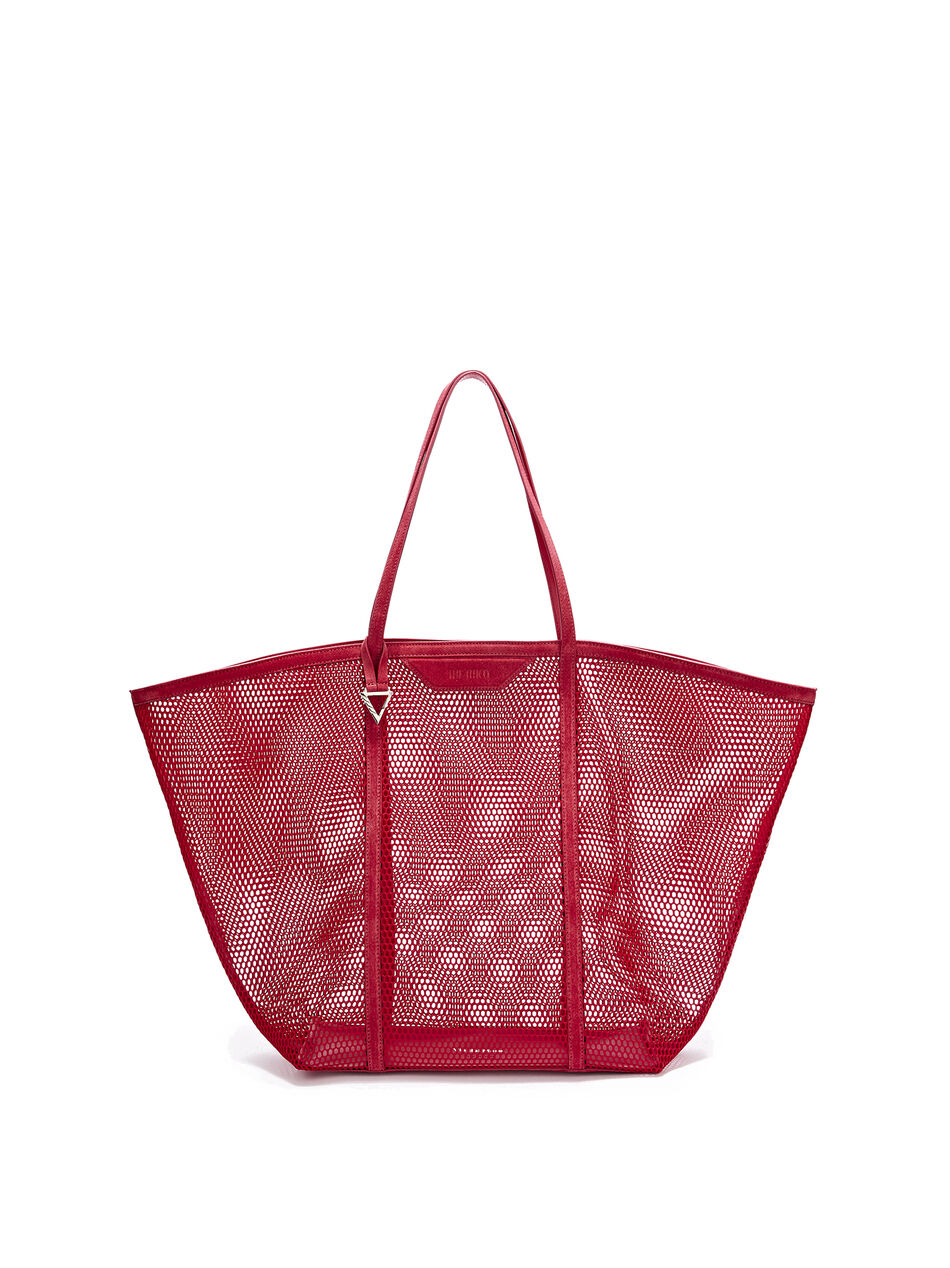 THE ATTICO ''Via del Mare'' red tote bag RED 250WAH00053EEE102AA010