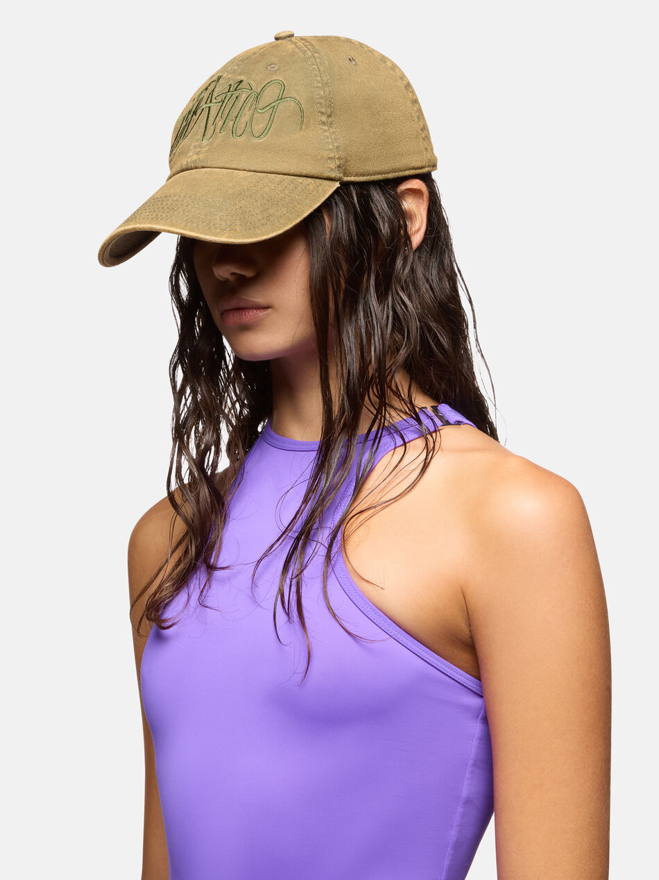 THE ATTICO Military green cap MILITARY GREEN 260WAC00044CCC136RA081