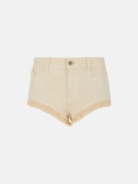 THE ATTICO Off white short pant OFF WHITE 250WCQ00009DDD106AA556