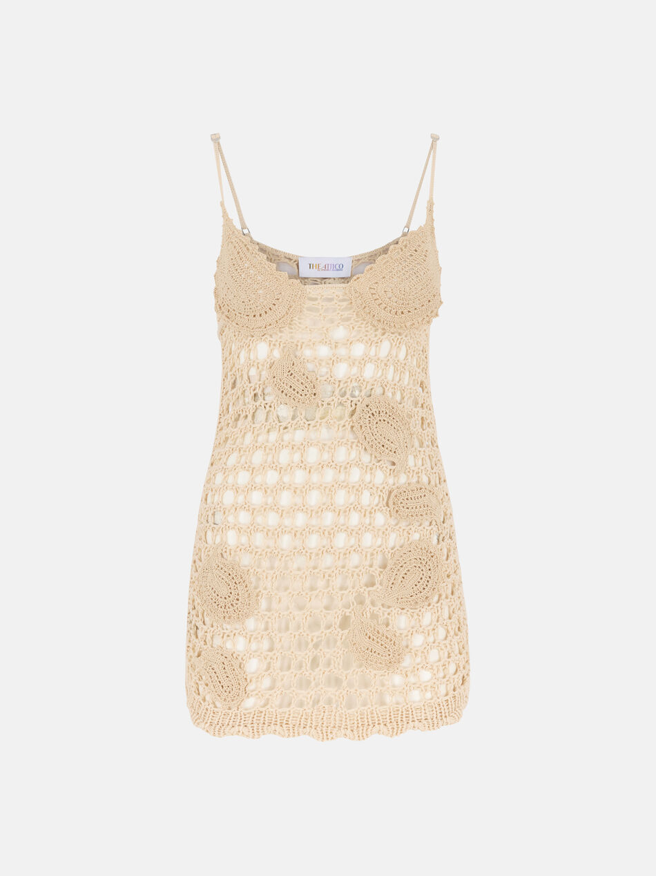 THE ATTICO Natural mini dress NATURAL 260WCA00496KCC006RA060