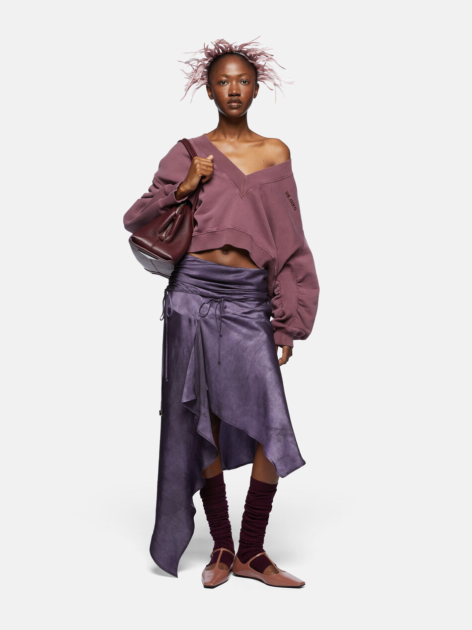 THE ATTICO Mauve fade sweatshirt Mauve fade 250WCF00010JJF003AA863