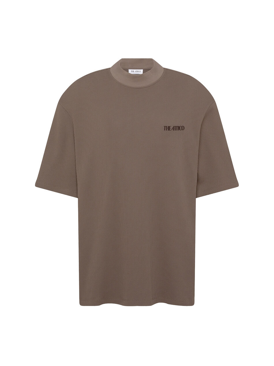 THE ATTICO ''Kilie'' dark brown t-shirt dark brown 247WCT173J049204