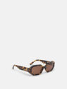 THE ATTICO ''Irene'' tortoise sunglasses T-SHELL/YELLOW GOLD/BROWN 229WAS13MET2373