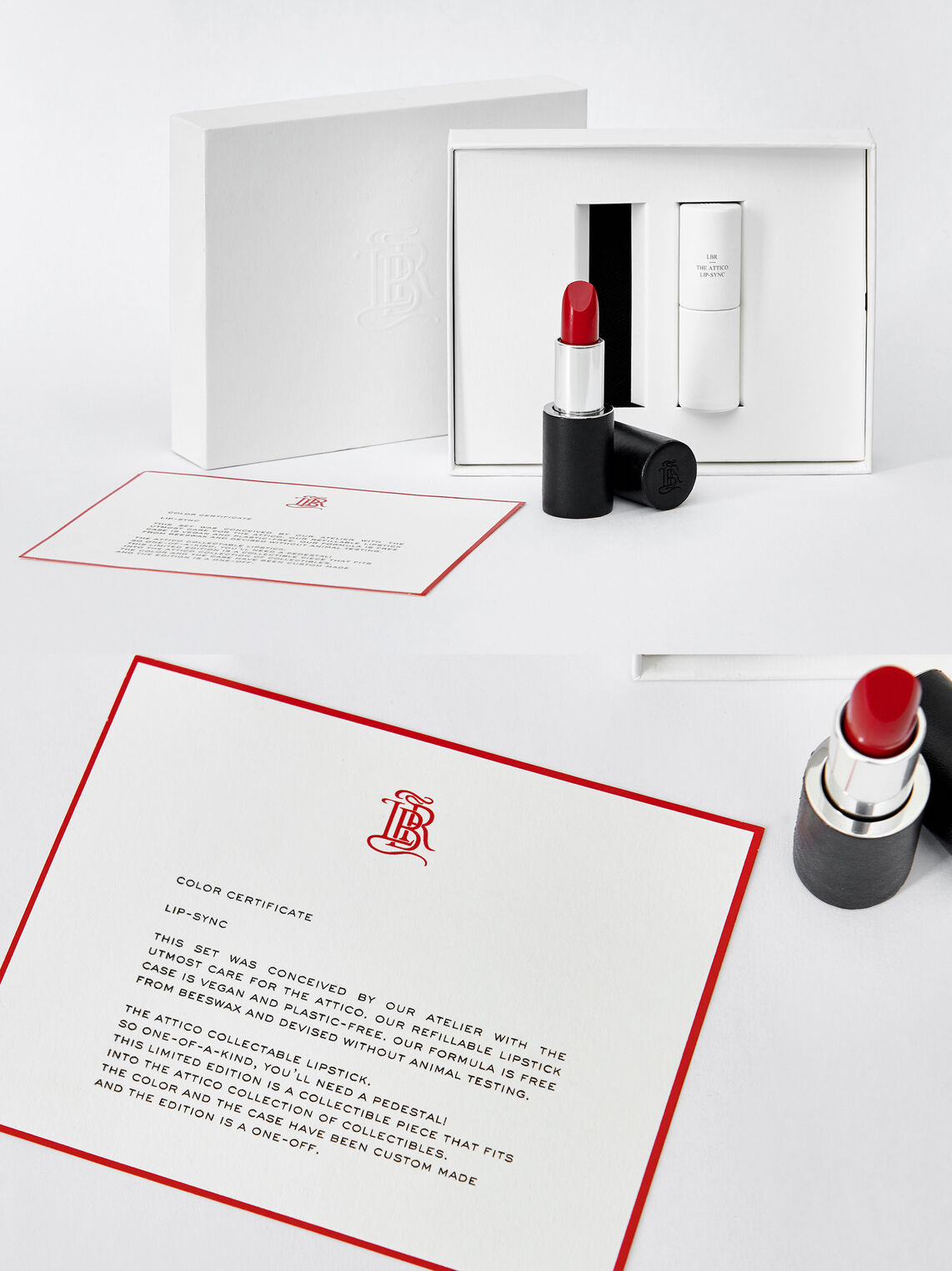 The Attico "Lipsynch" lipstick in collaboration with La Bouche Rouge 1