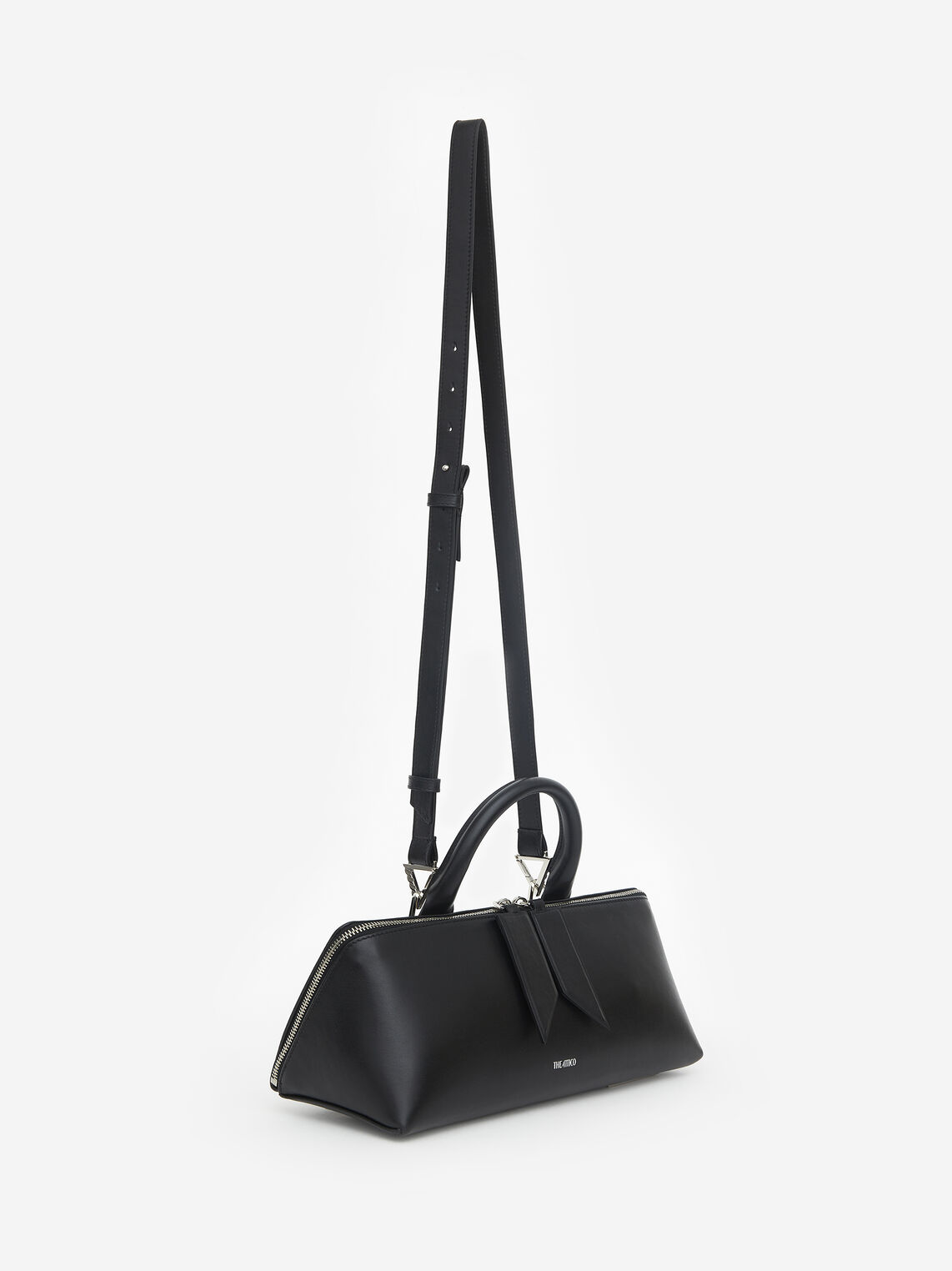 THE ATTICO ''Sunday'' black elongated everyday bag 2