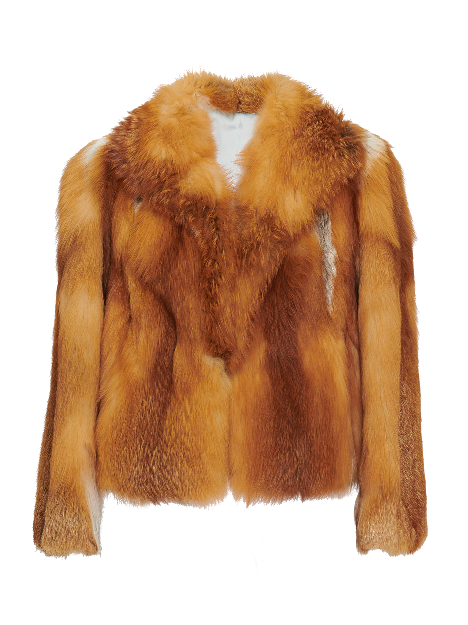 The Attico "Call Me Back" upcycled jacket NATURAL 202WCX06F001060