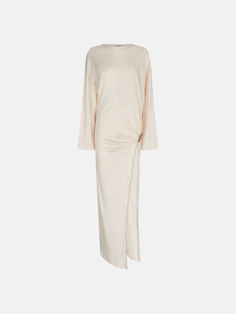 THE ATTICO Ivory midi dress Ivory 251WCW00244VVV107AA507