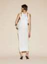 THE ATTICO White midi dress WHITE 246WCM125J043001
