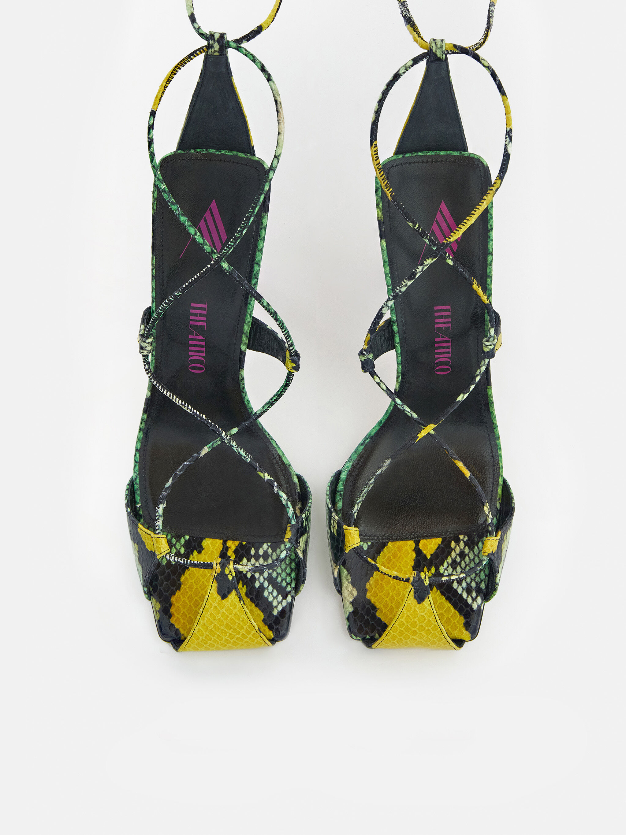 The attico white heels Clearance