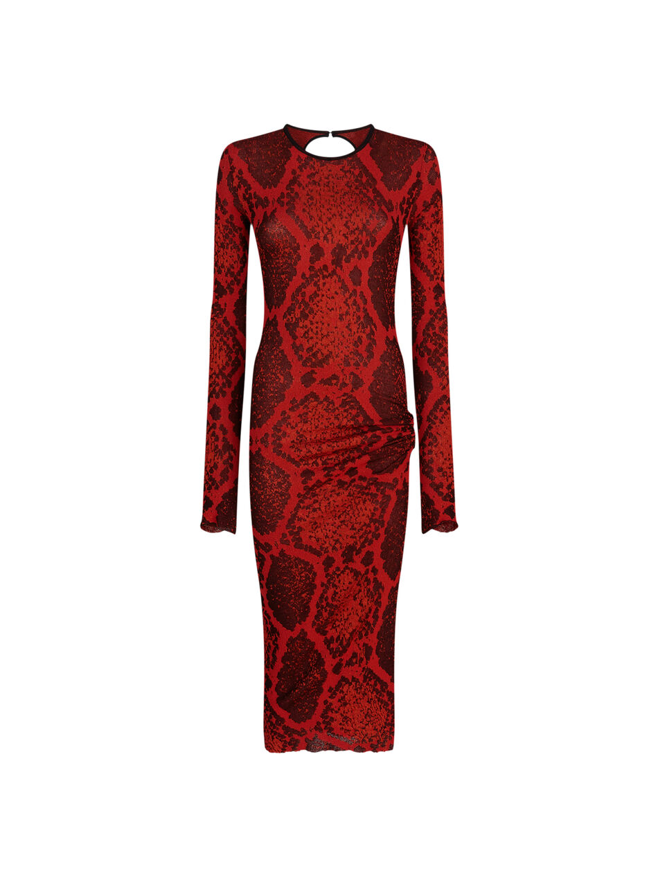 THE ATTICO Red midi dress RED 251WCW00253KCC004AA010