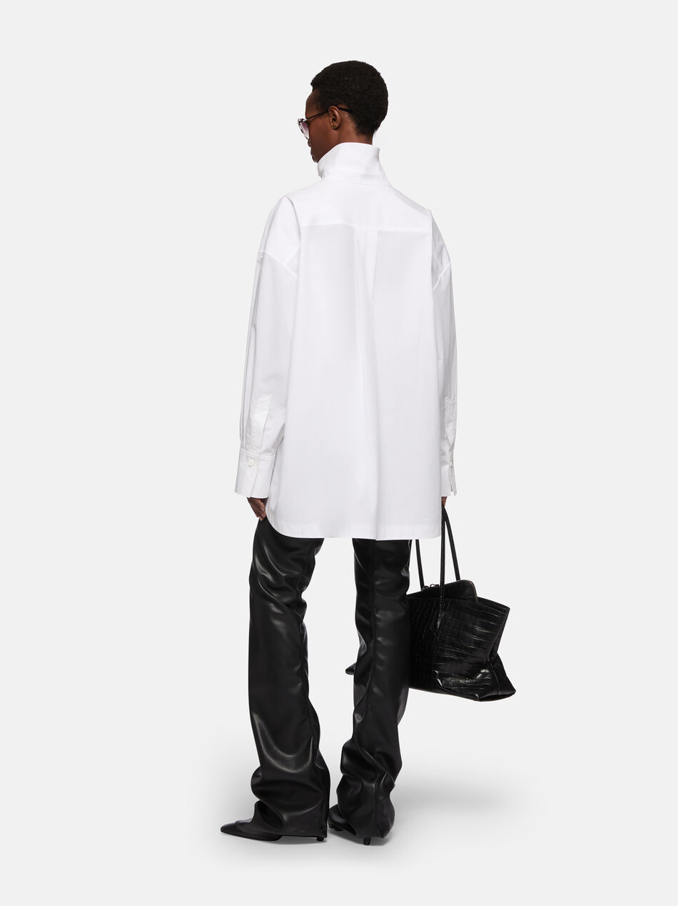 THE ATTICO ''Diana'' white and navy blue shirt White/navy blue 251WCH00004CCC052AA870